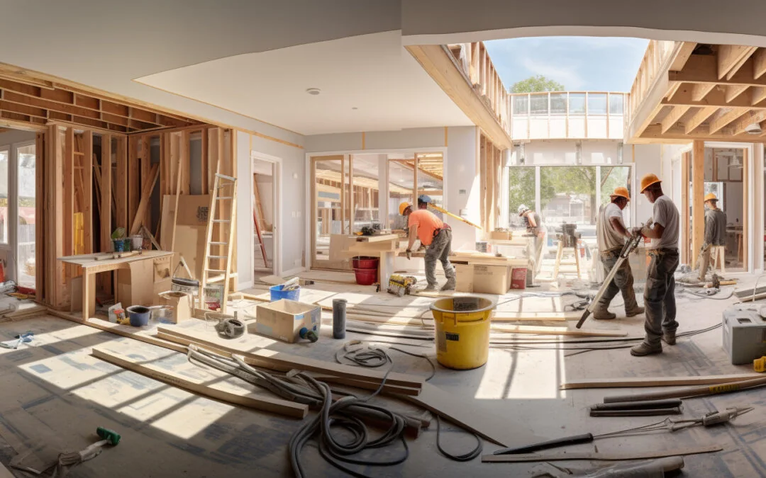 Residential renovation in progress